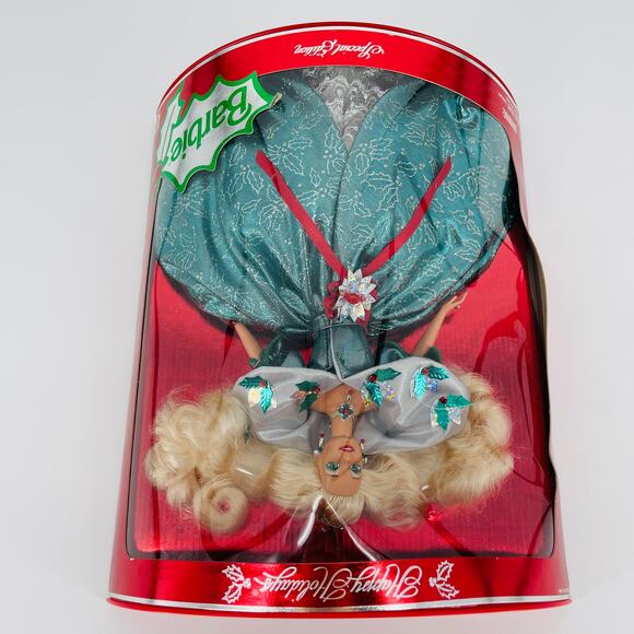 Happy Holidays 1995 Special Edition Mattel Barbie Doll - NRFB/NIB - Picture 12 of 16